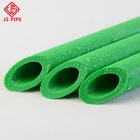 Green Color Underground Flexible PP-R Plastic Pipe, All Size Full Form Of PPR Pipe In Plumbing