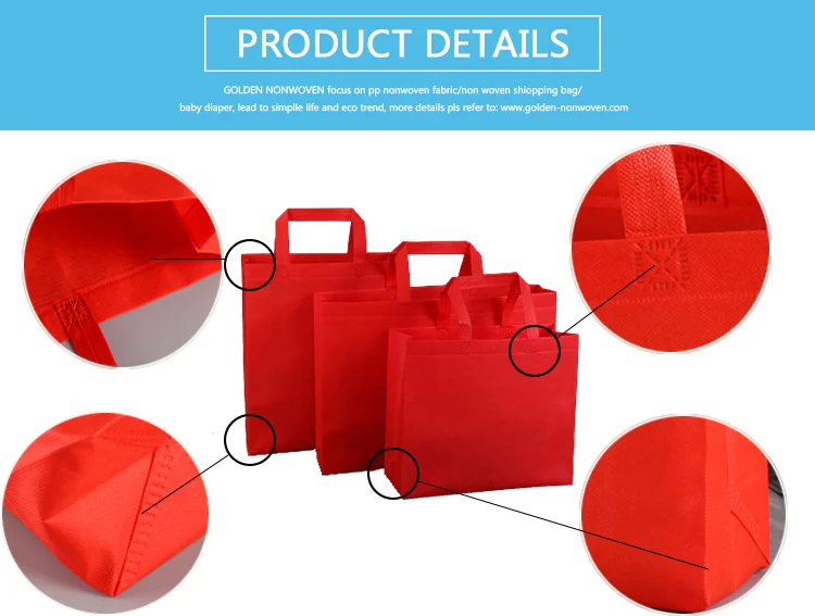 Wholesale PP Non-woven Tote Shopping Bag To Surper Market