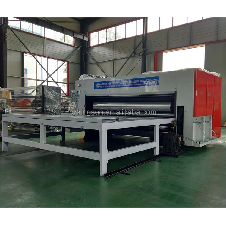 chain feeder flexo printing rotary slotter machine for carton