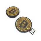 Bitcoin shape branded 2gb 4gb usb 2.0 flash drive pen drive factory supply
