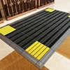 Dust Control Plastic Floor Interlocking Non Slip Rubber Tiles Custom Mat
