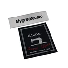 Cheap Custom Woven Damask Clothing Label tags clothing