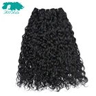 Factory wholesale cuticle aligned virgin human hair brazilian water wave