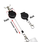 2018 Promotion Plastic Ski Pass Holder/Retractable Badge Reel