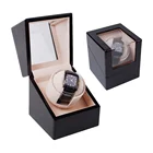 Factory Wholesale Custom High Glossy Luxury Automatic Rotating Display Wooden Watch Packaging Box