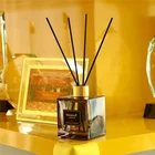Popular gift set multi scent reed diffusers with reed sticks liquid air freshener