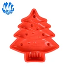 Factory Price Big Christmas Tree Shape Cake Muffin Silicone rubber Chocolate Baking Mold Tool