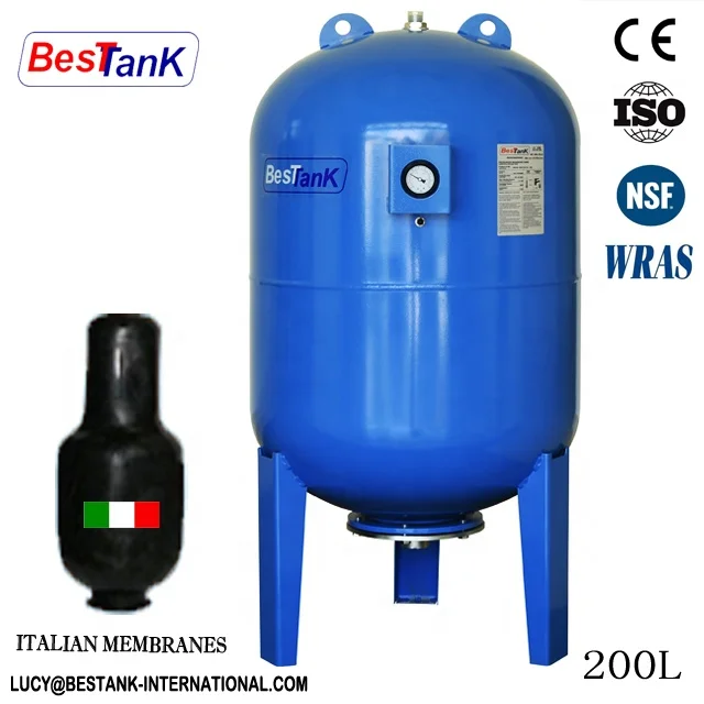 Stainless steel water tank membrane boiler pressure vessel 24l EPDM membrane