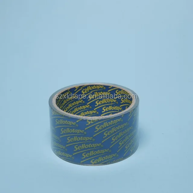 crystal clear tape adhesive tape duck tape with printing labels