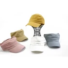 big custom ladies womens wide brim fashion cheap sun canvas visor cap hat
