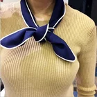 Women Girls Stripe Headband Wrap Elastic Solid Bunny Ears Headband