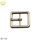Custom 1 inches Eco-Friendly Shiny gold Metal Pin Buckle For Strap Bags