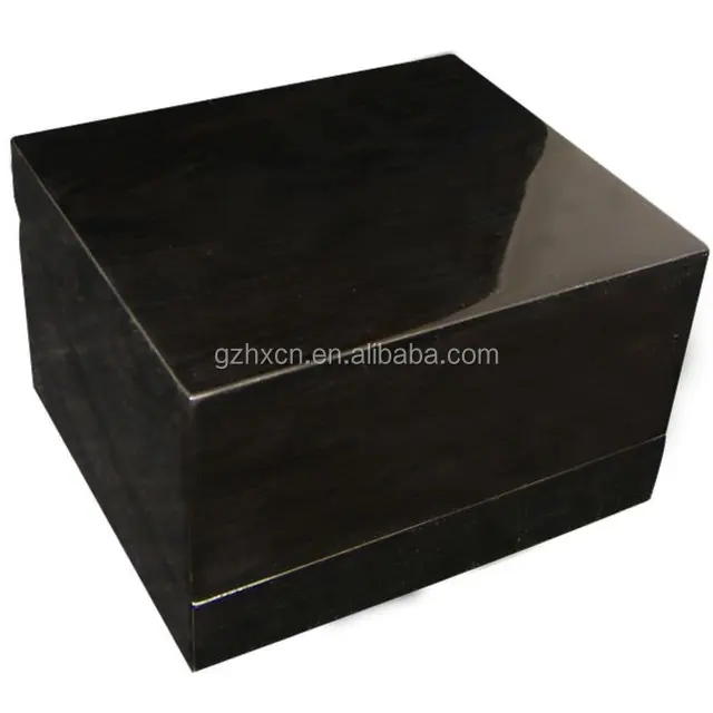 black branded gift box with foam insert