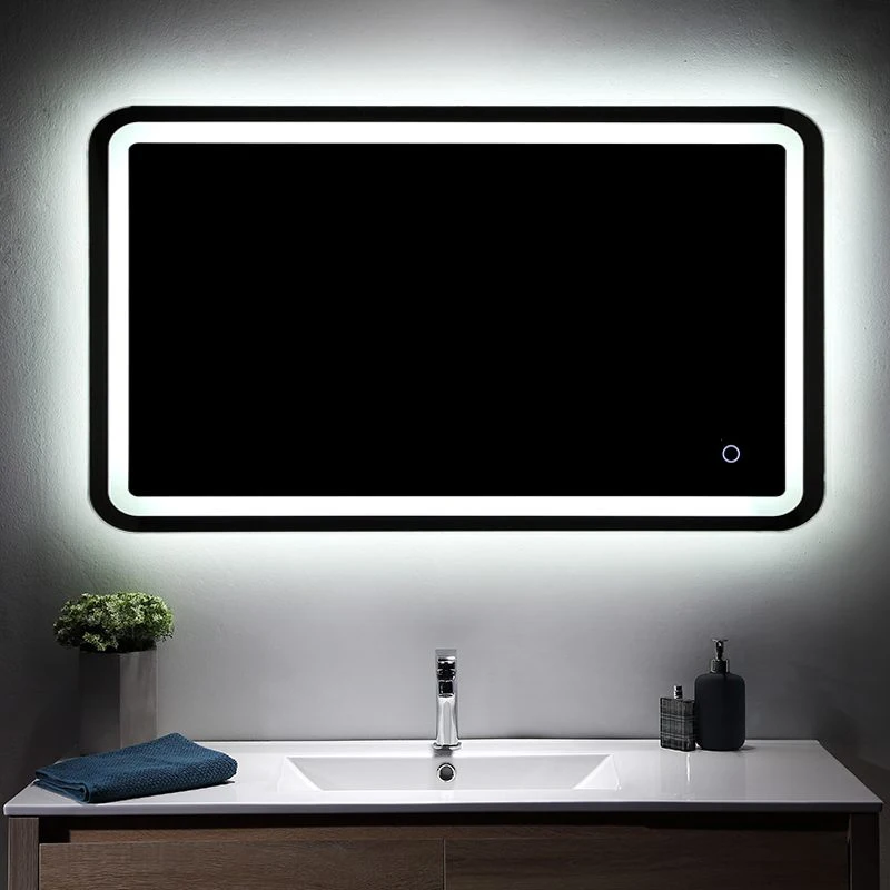 Украшение дома Bluetooth динамик светодио дный Смарт туалетное зеркало со светодиодной подсветкой ванная комната светодио дный зеркало