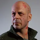 Hot sale the Hollywood die hard movie character Lifelike Full Size Silicone Wax Figure