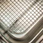 100% Stainless Steel Wire Cooling Rack and Roasting Rack Fits Halfsize Sheet Baking Pan, Oven Safe, Commercial Quality