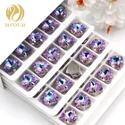 K9 Glass Fat Triangle shape Crystal Sew on Rhinestones for wedding dress