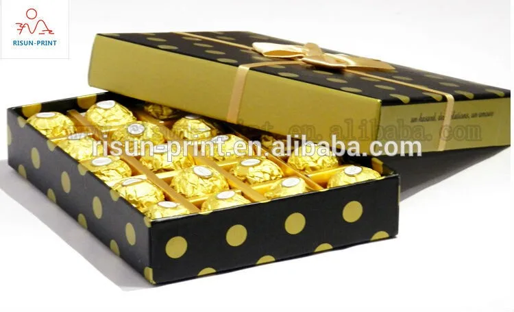 hot sale custom chocolate cardboard heaven and earth gift box .