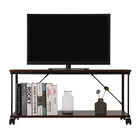 Living Room Hall Furniture Wooden Antique Designs I Shaped Unit Lift Lcd Tv Cabinet Modern