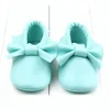 2018 Top quality baby PU leather shoes wholesale baby shoes with bow from Kapu