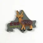 OEM promotional gift World City Custom resin Tourist Souvenir 3d Hokkaido fridge magnet