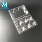 Environmental 6 Holes Plastic Blister Egg Tray Carton