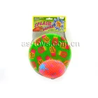 colorful baby bath flying disc soft water splash ball toy