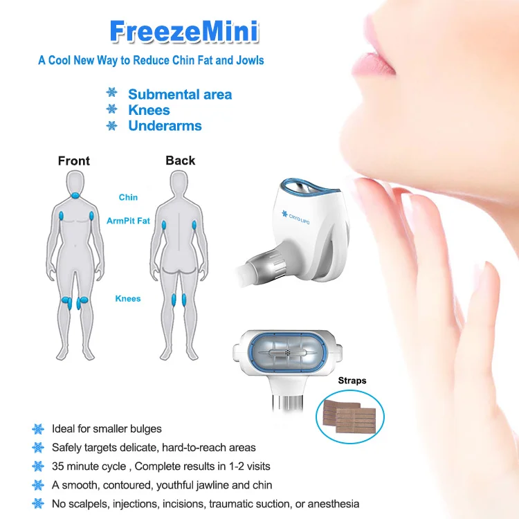 Double Chin Machine fat freeze Five Handles Freezing Fat Cryolipolyis Criolipolisis Machine