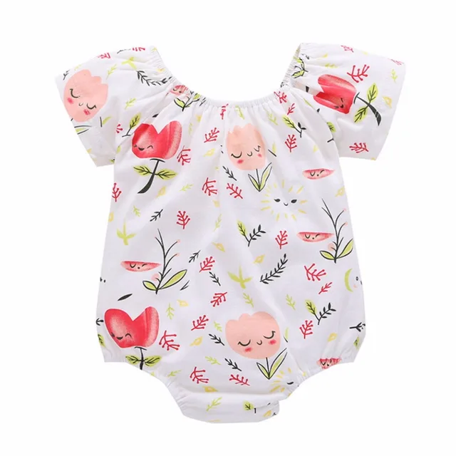 cute newborn infant baby girls romper princess jumpsuit clothes