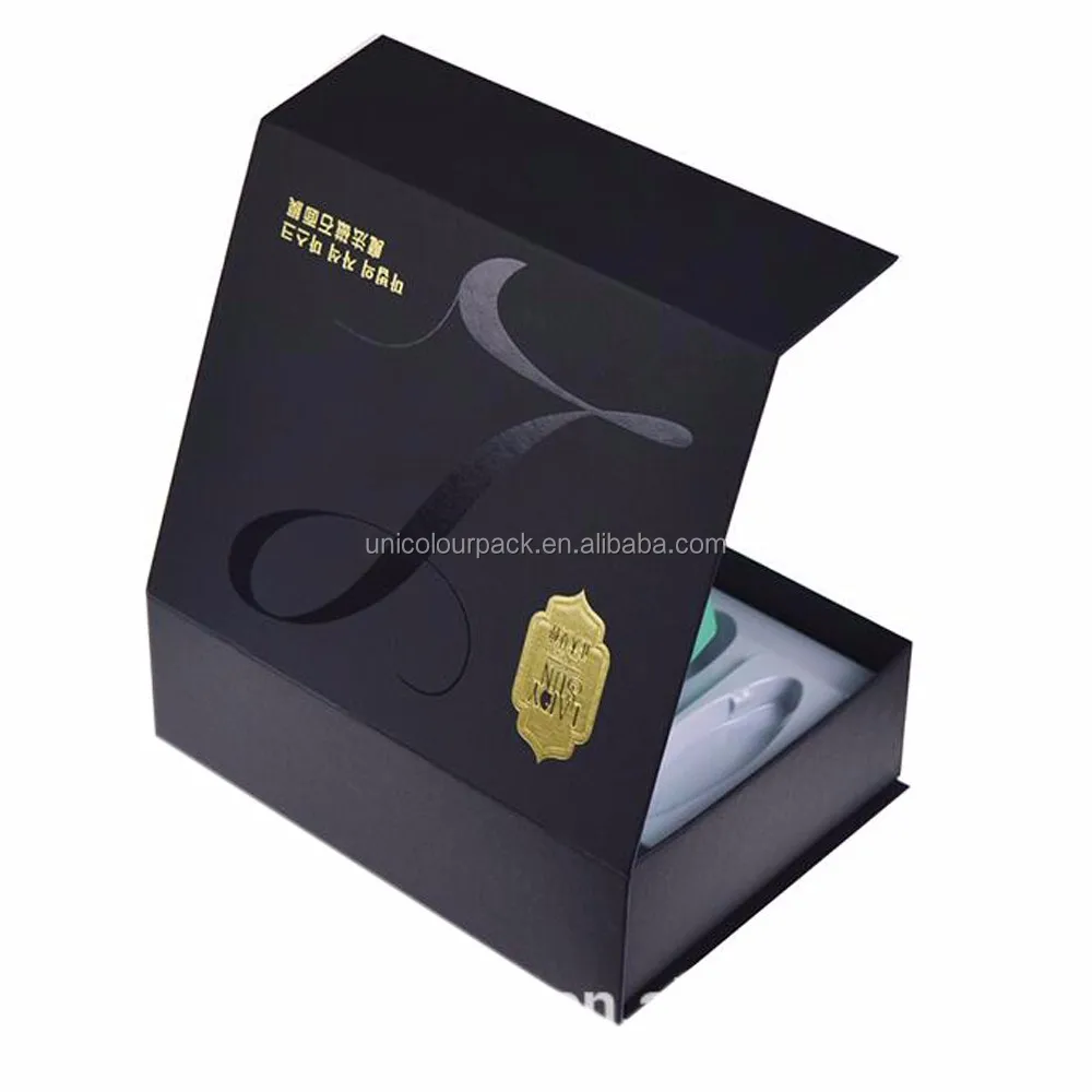 book shape cardboard gift set cream packaging cosmetic box with