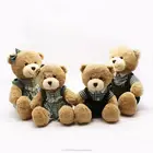 Wholesale teddy bear plush toy with dress clothes