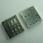 SMT 4FF Nano sim PUSH type card connector with detect function ultrathin