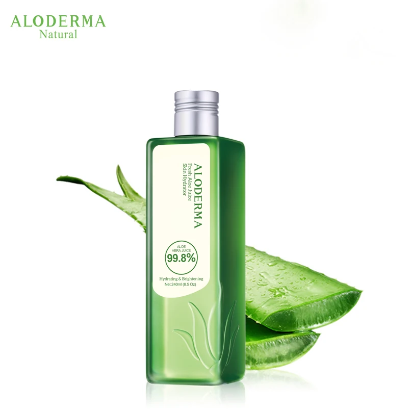 240 ml nutrient rich fresh organic aloe juice skin hydrating