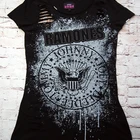 Chinese Clothing Manufacturers Crew neck custom print cut hole tshirt Womens