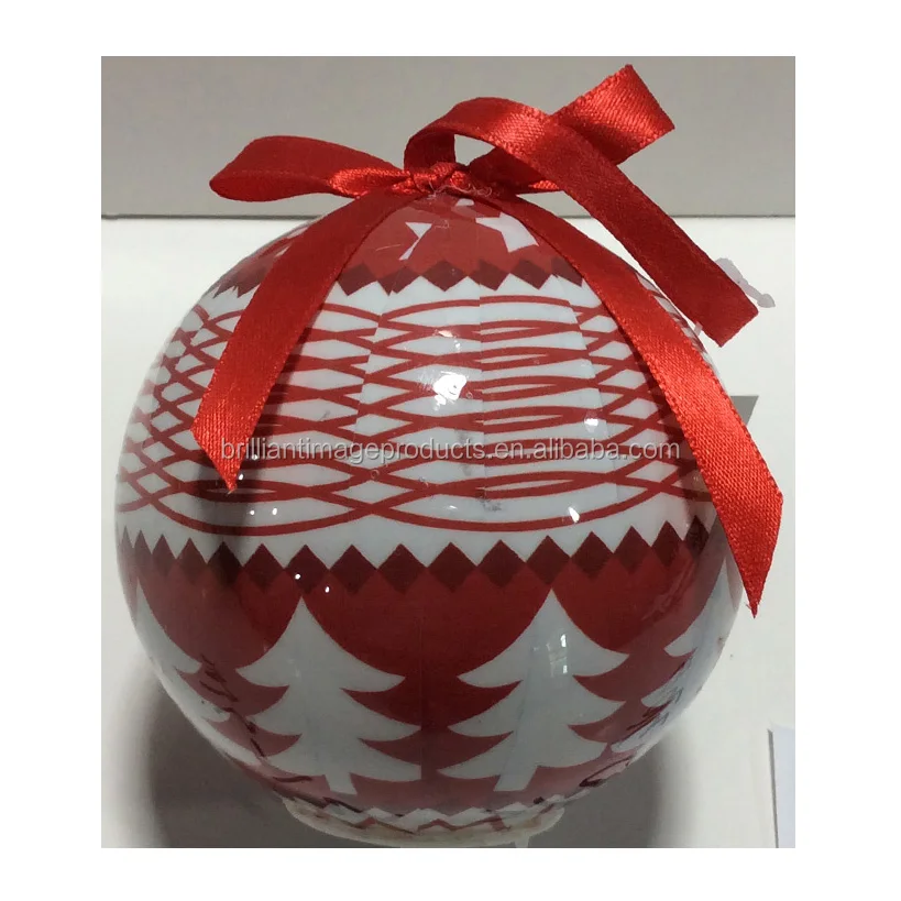 2018 hot sale handmade christmas tree decoration foam ball