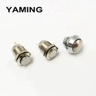 12mm 2 pins Waterproof Momentary Metal Push Button Switch Car Start Door Bell Horn Auto Reset Engine High/Flat shape