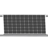 Flat roof transparent waterproof glass 270W solar panel for solar system or home equipment