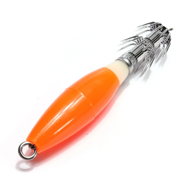 New Noctilucent Luminous Squid Bait Fishing Lures Hook Atificial Bait Fish Hook Fishing Jig