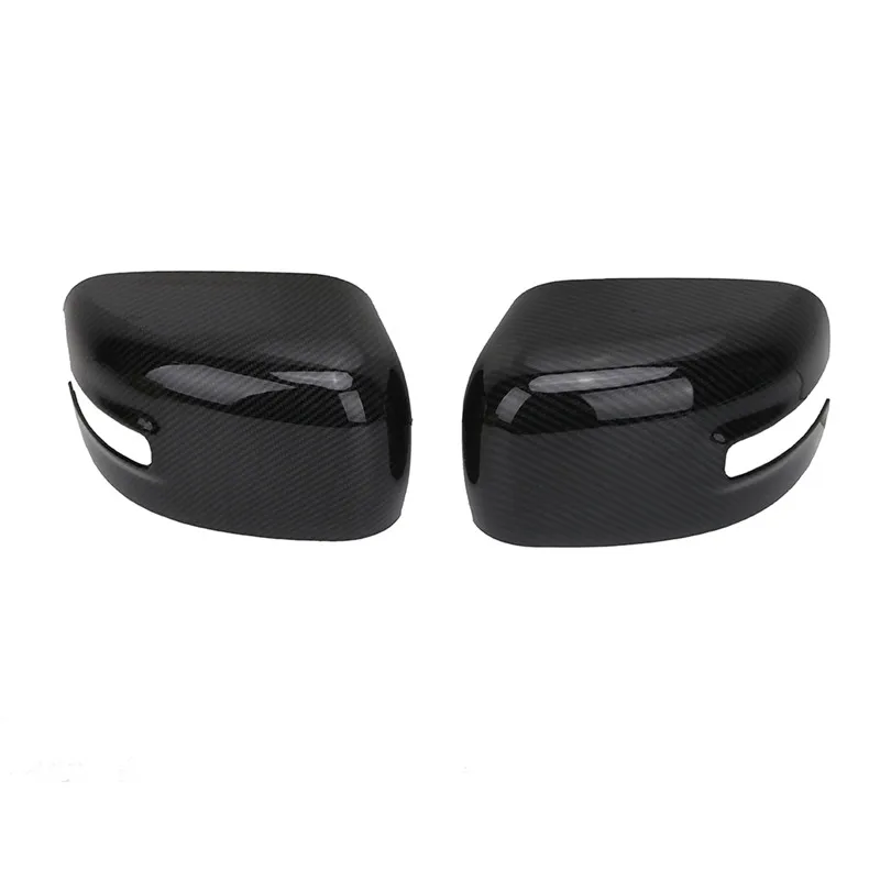 WISENGEAR Side Car Rearview Side Mirror Cover For Jeep Renegade 2015 2016 2017 Accessories Auto Rear View Mirror Overlays Carbon Black (6)