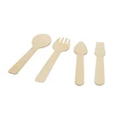 Hot new products for 2019 cheap price cheap disposable wooden spoon fork knife