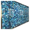 Best price translucent semiprecious stones wholesale blue marble onyx in china