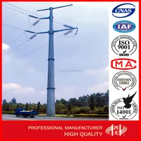 110KV Hot Dip Galvanized Conical Electric