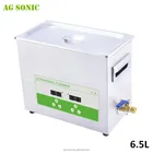 6L Stainless Steel Professional Ultrasonic Jewelry Denture Cleaner with Digital Timer & Heater