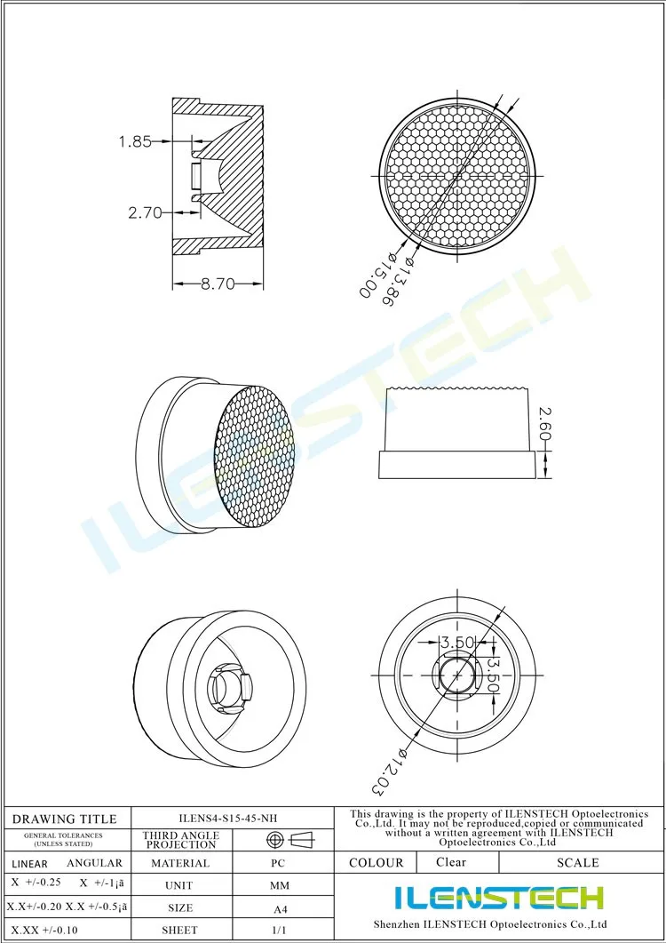 ILENS4-S15-45-NH-2