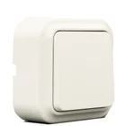 Best sale abs on off light switch 1gang china factory surface mounted EU wall switch odm 2way switch and socket low price