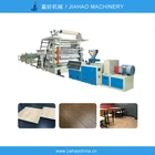 JiaHao machinery SPC(PVC-CaCO3)flooring production line,producing spc flooring,surface anti skid,abrasion