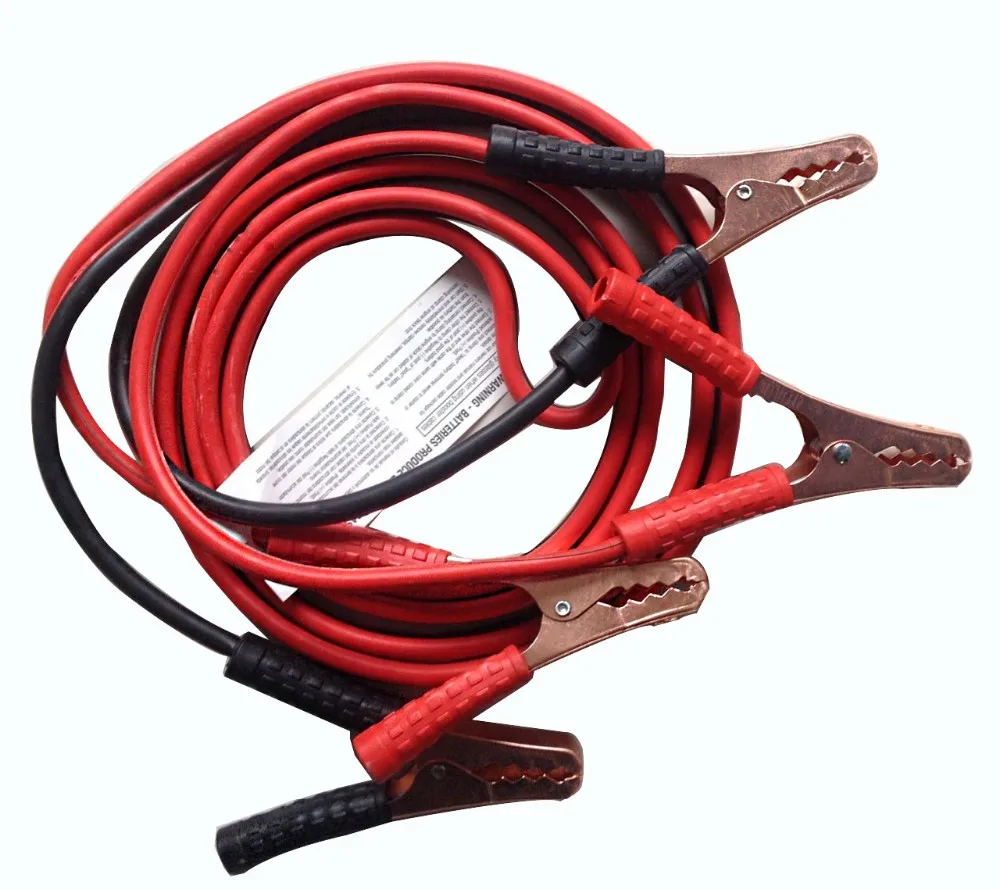 6 Gauge x 12 Ft Heavy Duty Booster Jumper Cables with Travel Bag by YH