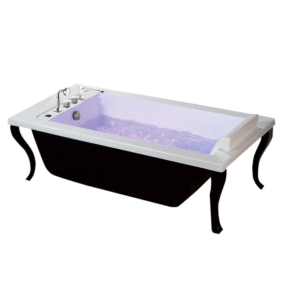 square clawfoot tub