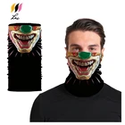 Multifunctional Colorful Cooling Clown Head Tube Bandana