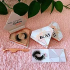 Eyelash package box extensions case tray display extension tweezers private label